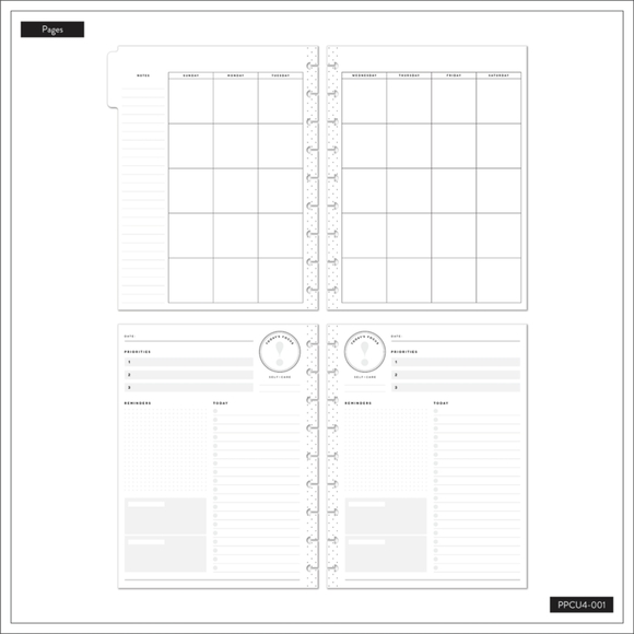 New Undated Funky Abstracts Happy Planner Classic Daily Layout 4 Months 2023 - Picture 16 of 16